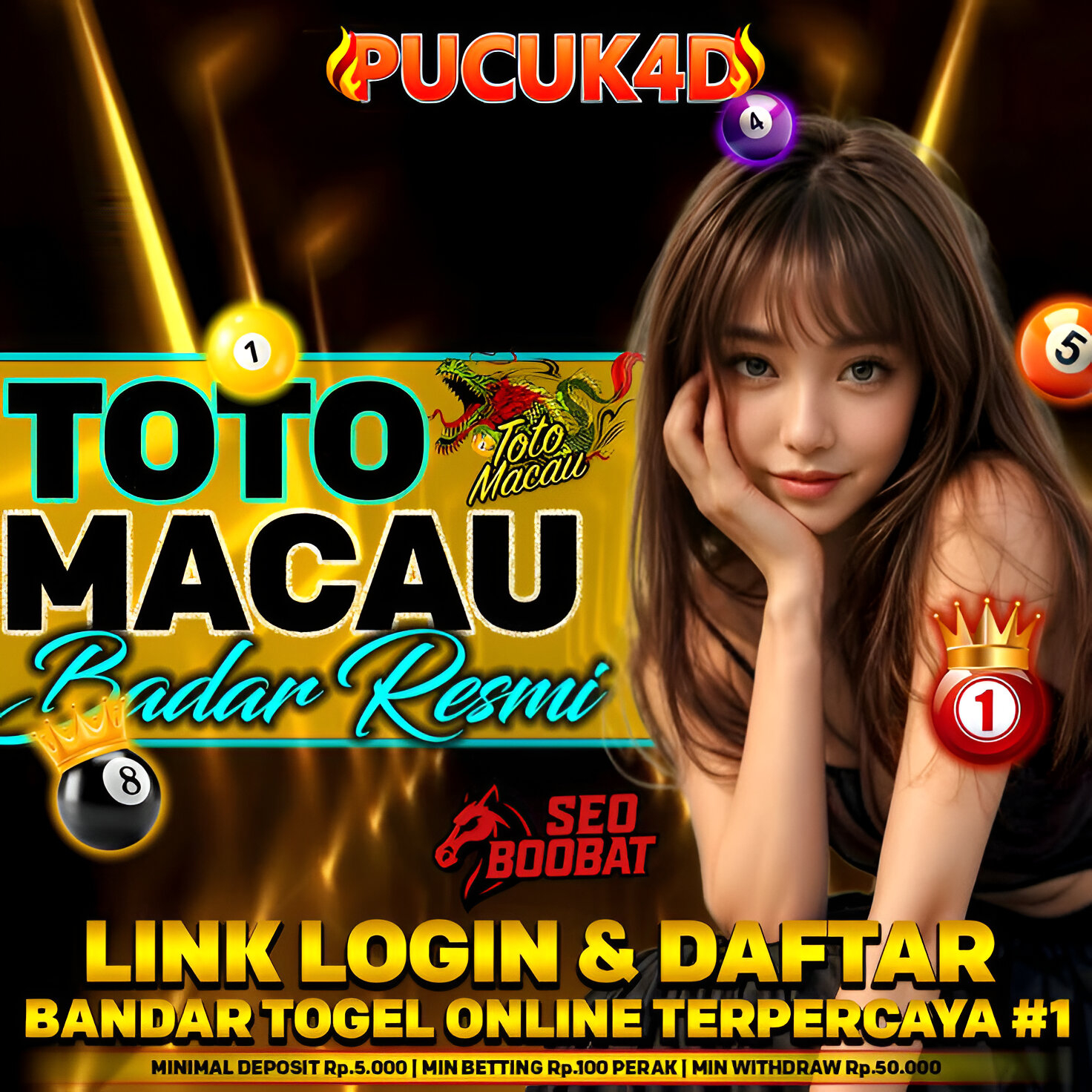 PUCUK4D ✈️ Login Situs Toto Togel Macau & Toto Slot 4D Online Deposit Tercepat Hari Ini image 1